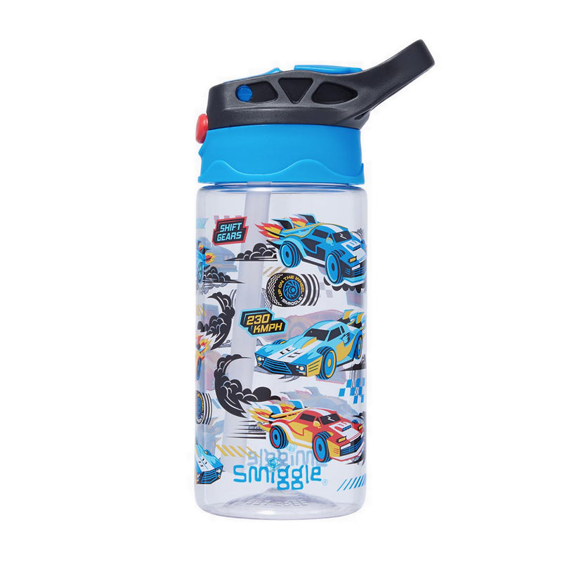Smiggle Water Bottle - Car Racing | 430ml