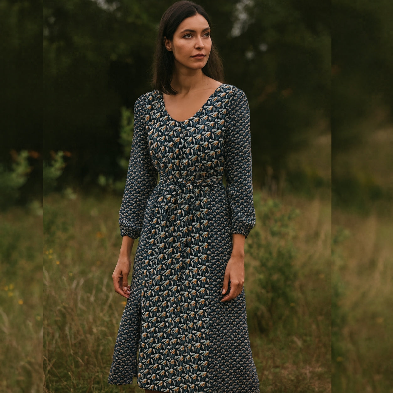 Long Dress For Women Long Sleeve Brand:Nutmeg Size S-M