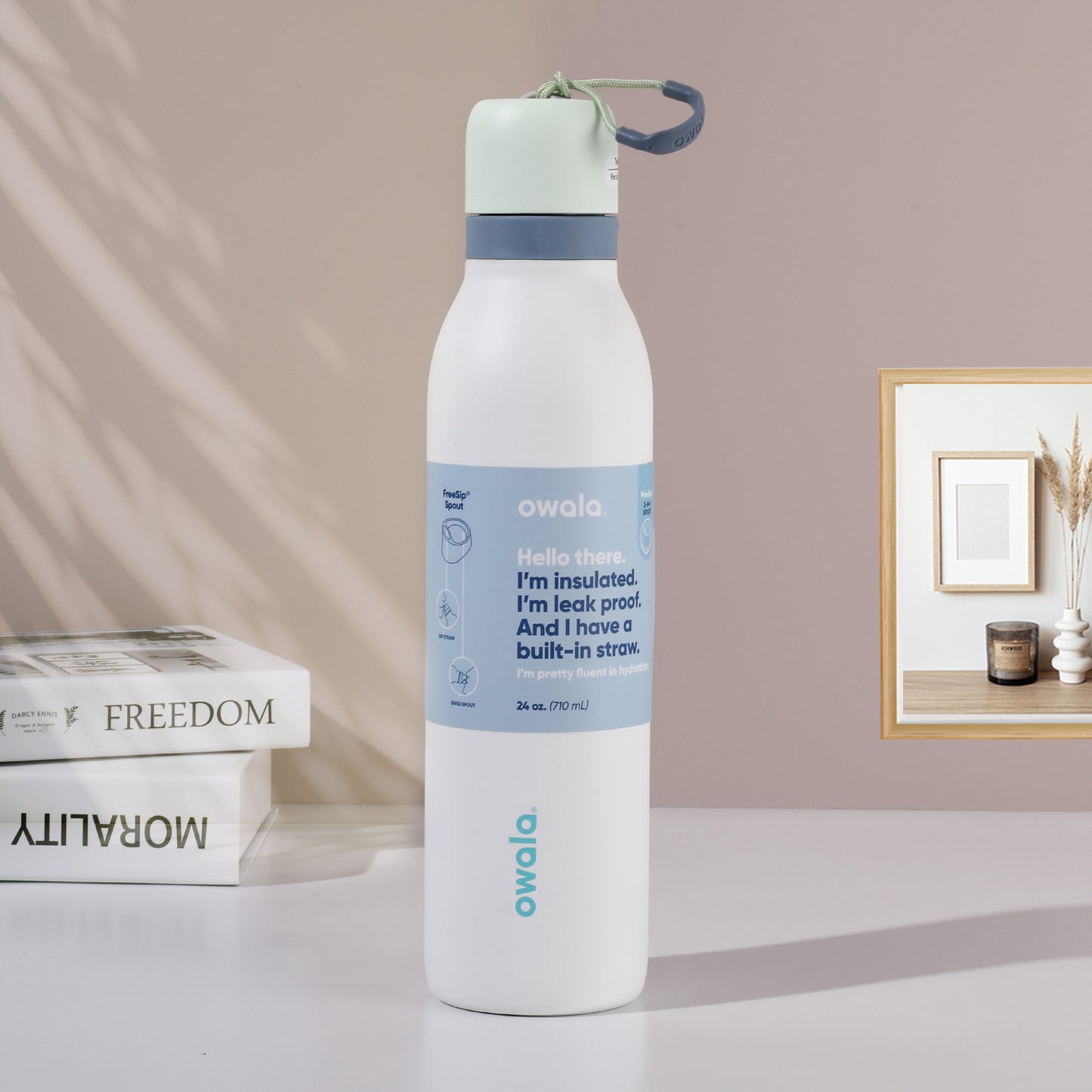 Owala Bottle Stainless Steel - FreeSip | Leak-proof | Twist | 710ml