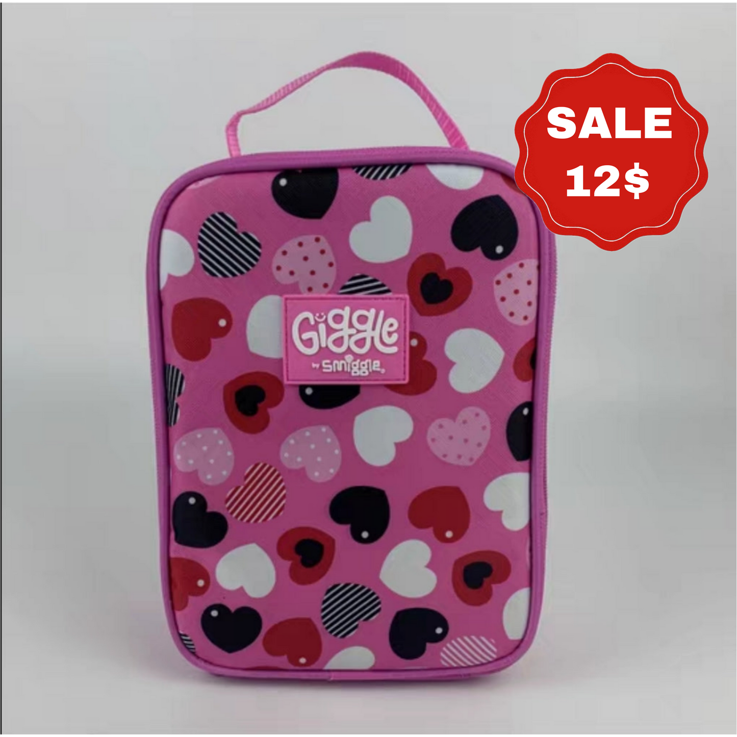 Black Giggle Kids Lunch Bag By Smiggle Childrens Cool Bag Donut Ice Cream Design