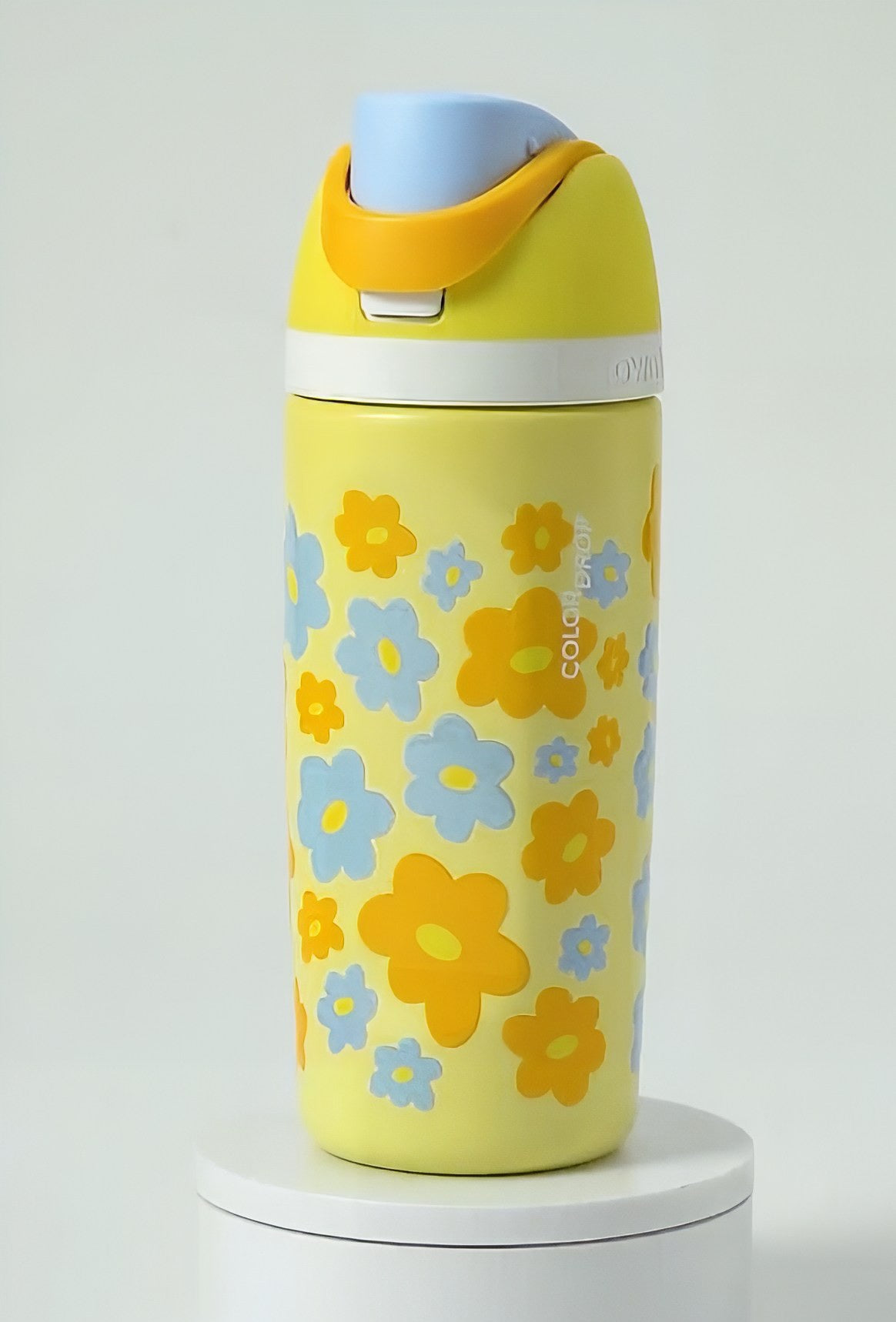 Owala Bottle Stainless Steel Free Sip Leak-proof Yellow Flower 710ml