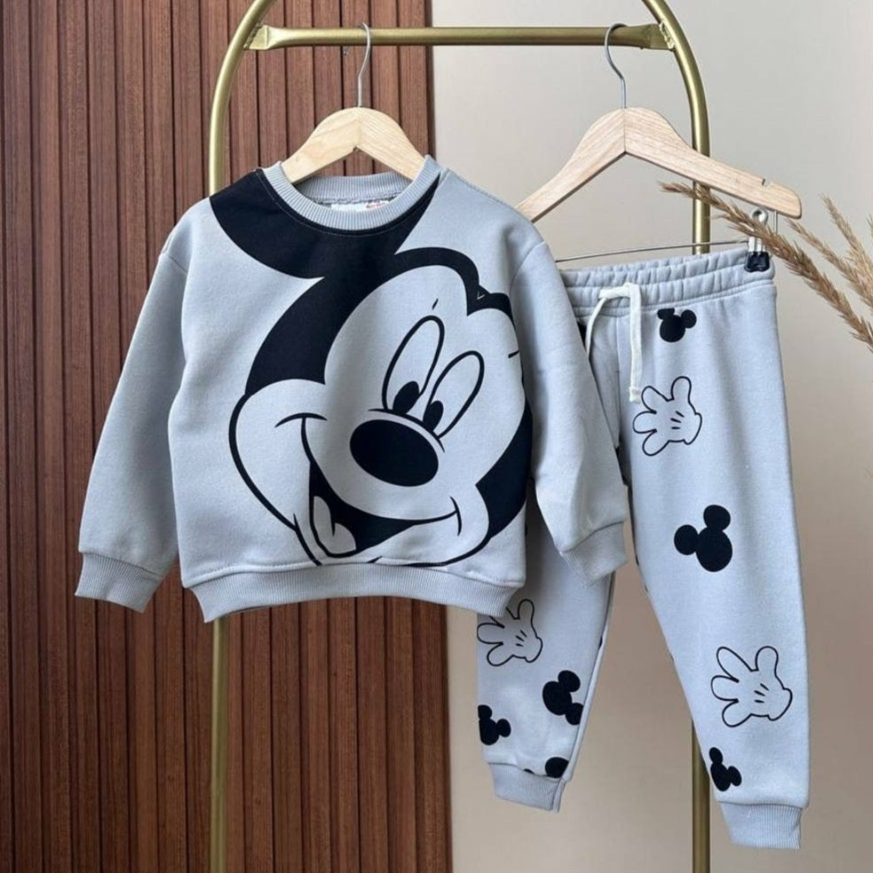 Nice Cotton Mickey Mouse Outfit 2-8y