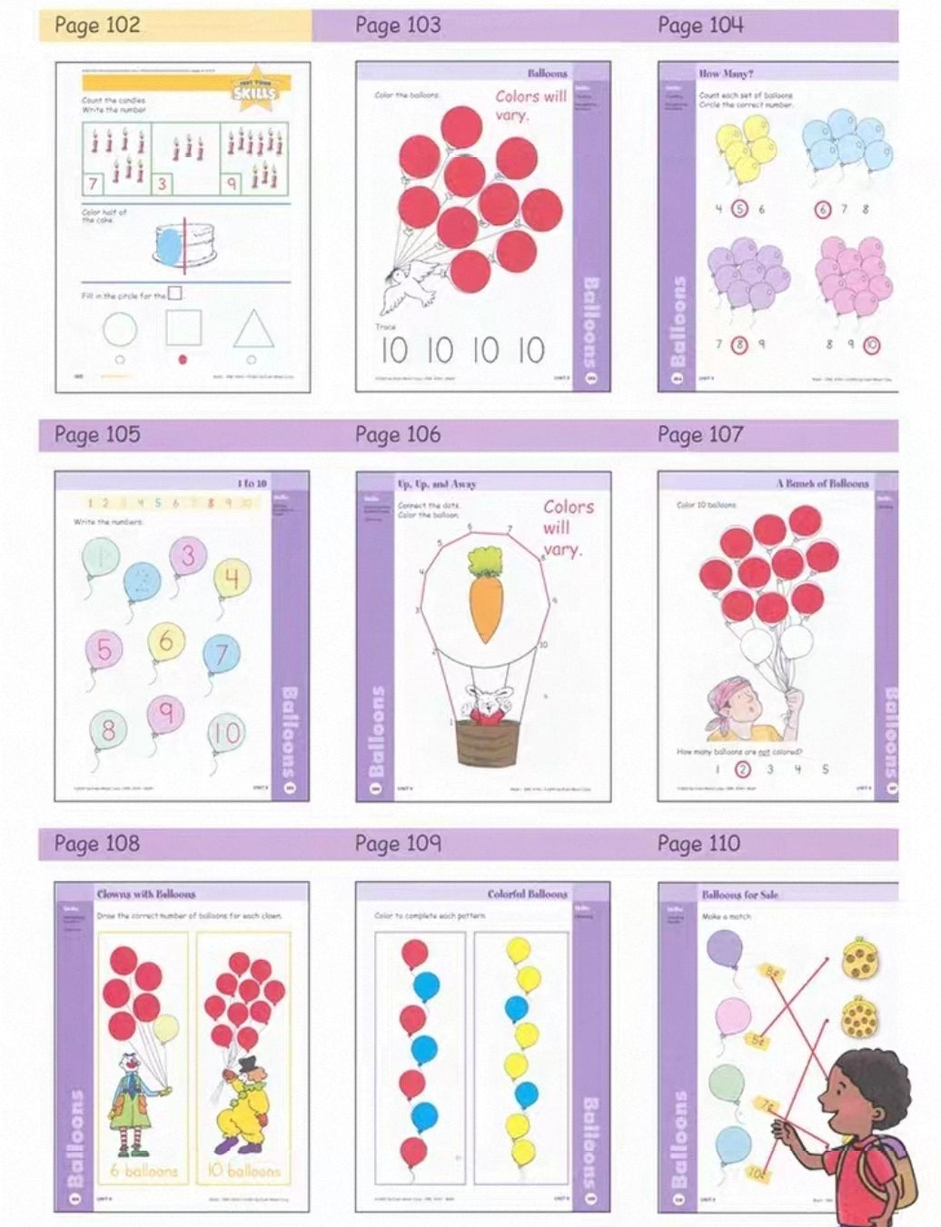 Skill Sharpeners Reading Connecting School And Home | 8 Books Set | Pre K | Soft Cover | 3+