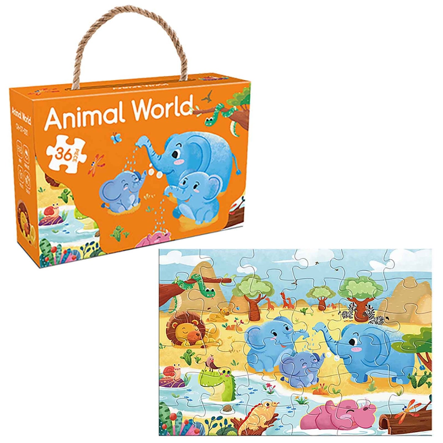 Kids 36-Piece Educational Jigsaw Puzzle | 3+