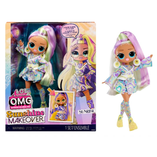 L.O.L. Surprise! OMG Sunshine Color Change Sunrise Fashion Doll - Multiple Surprises and Accessories