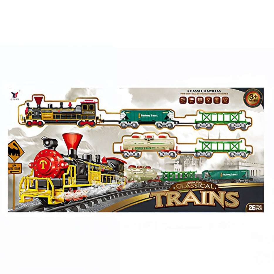 Big Classical Electric Train Toy For Kids 26 Pcs