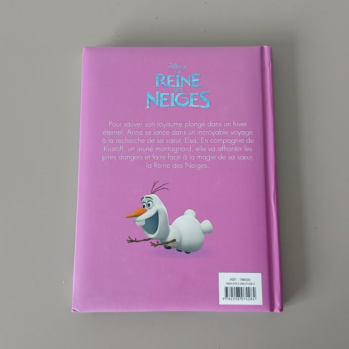 Disney Frozen " La Reine des Neiges" Story French Book | Hard Cover | 3+