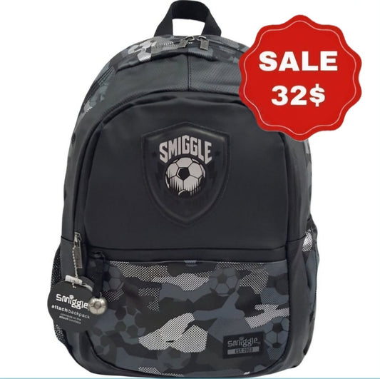 Smiggle Backpack  Football Design 42cm G1-G3