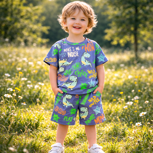 Pyjama Cotton Dinosaur 1y
