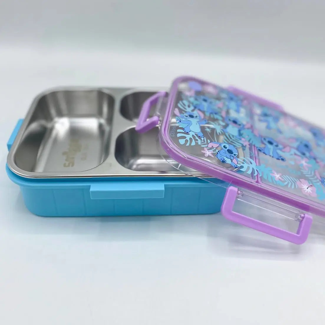 🧊Smiggle Stitch Lunch Box | Stainless Steel | 23x17x6.5cm