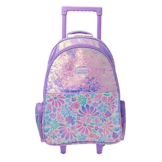 Smiggle Backpack | Light Up Wheels | Bloom Flowers