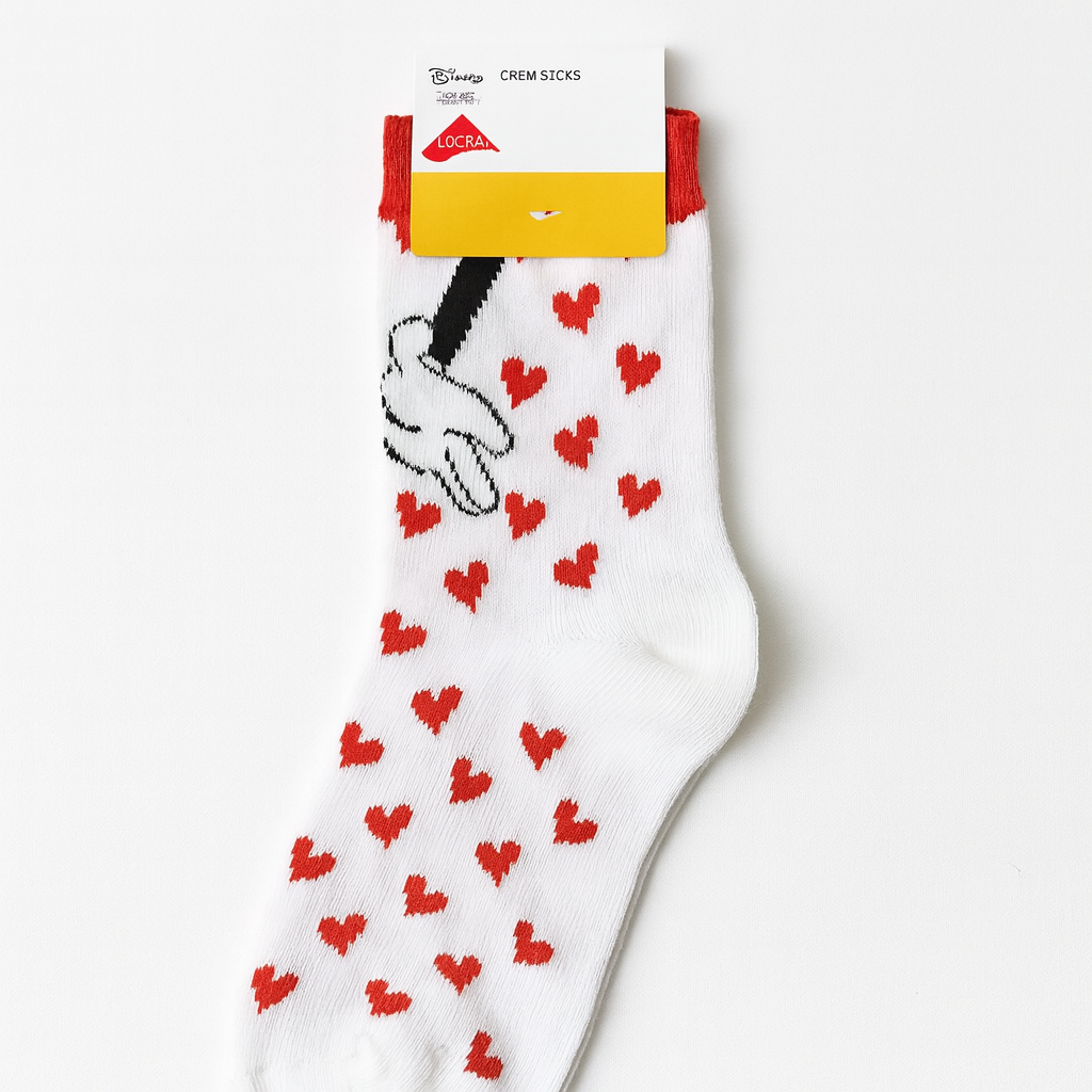 Long Socks For Girls Minnie Mouse Disney Size 31-34