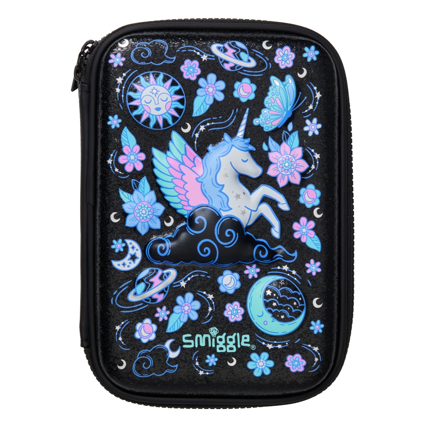 Smiggle Pencil Case | Hardtop | Unicorn Wings