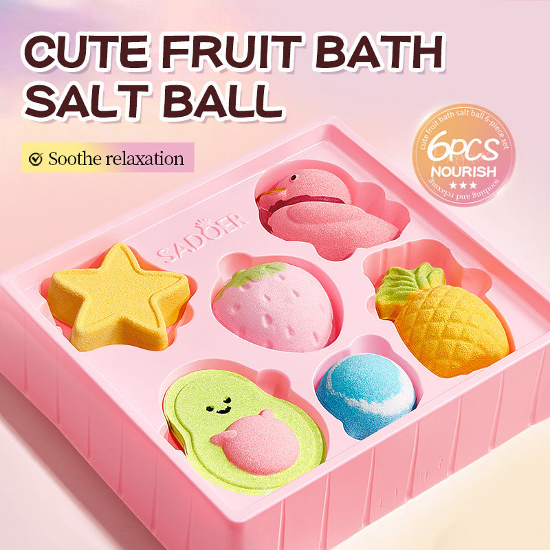 Bath Bombs Gift Set - Volcanic Mud & Dead Sea Salt | 6 Pcs
