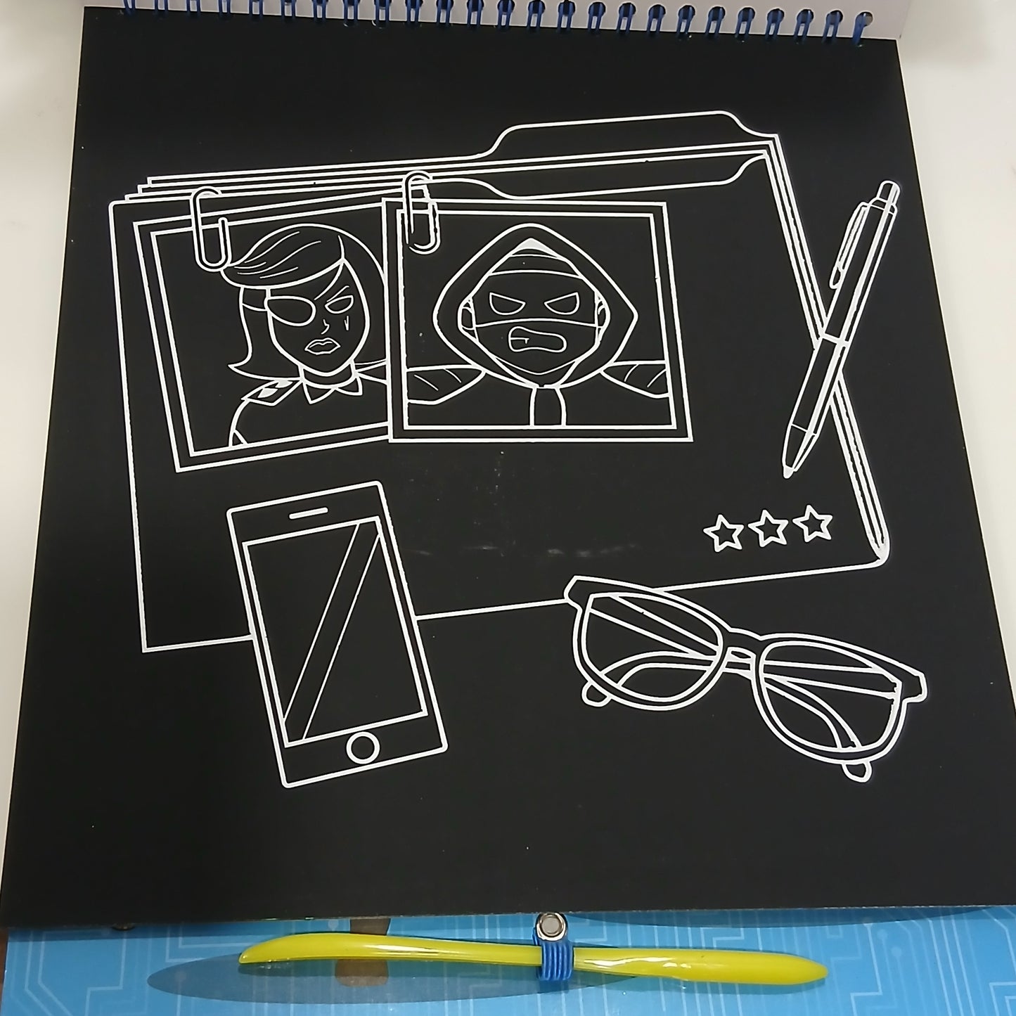 Smiggle By Me! Secret Agents - Scratch Book | 20 Pages | 5+