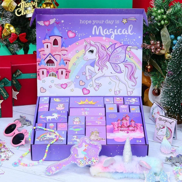 Unicorn Christmas Advent Calendar | 24 Accessories
