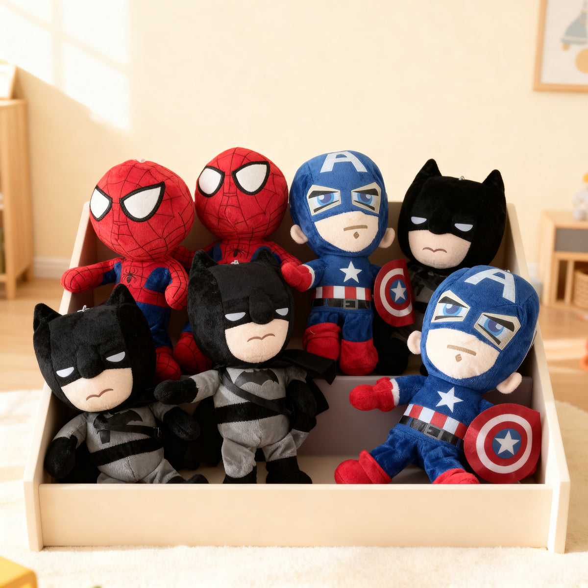 Superhero Suction Cup Plush Toy | 25cm | 3+