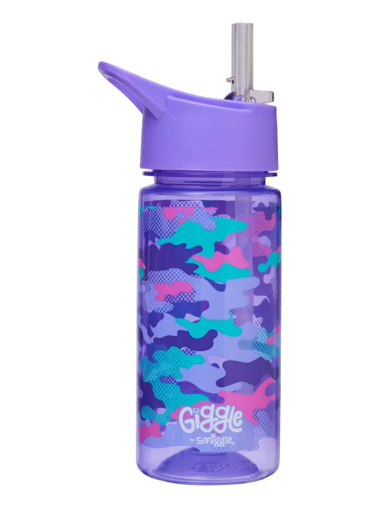 Smiggle Water Bottle - Purple Colorful | 440ml
