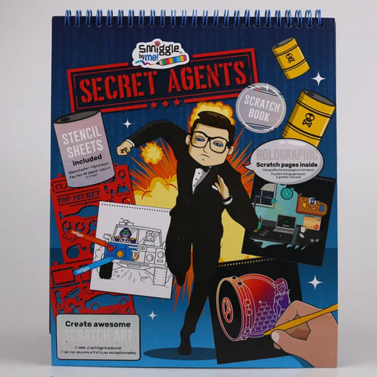Smiggle By Me! Secret Agents - Scratch Book | 20 Pages | 5+