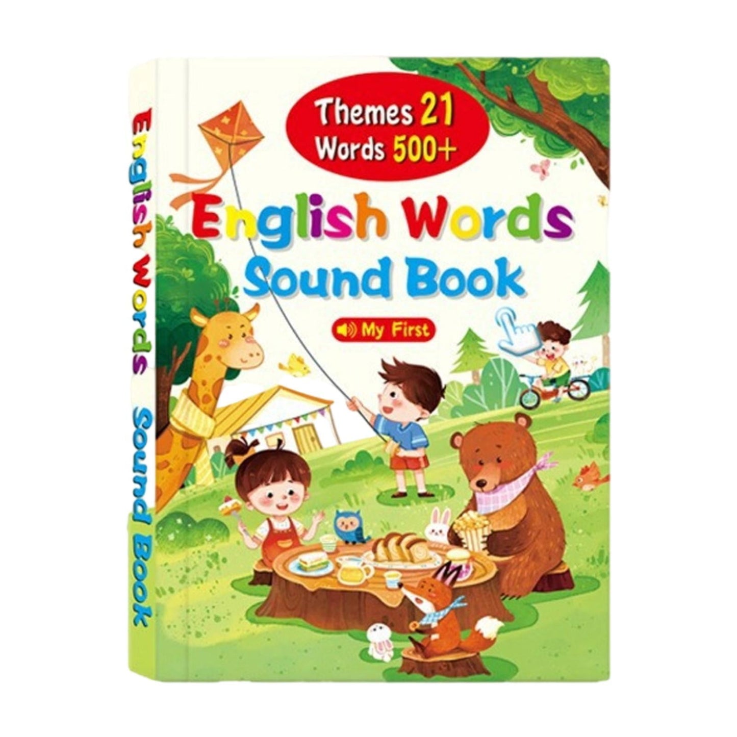 English Words Sound Book Interactive | Rechargeable | Hard Cover | 2+