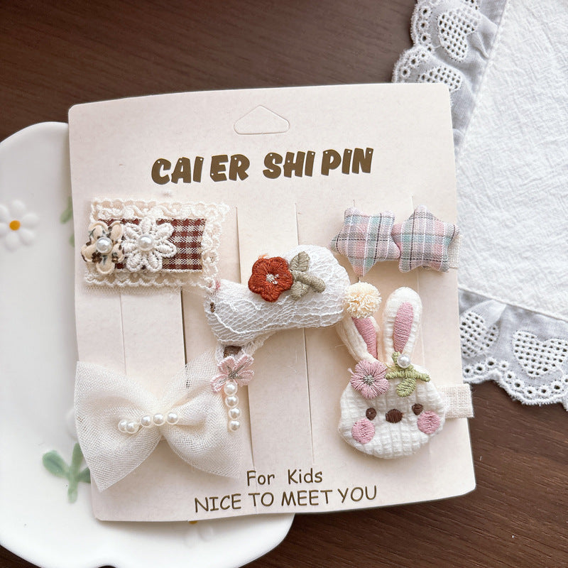 Cute Kids Hair Clip Set | 5pcs