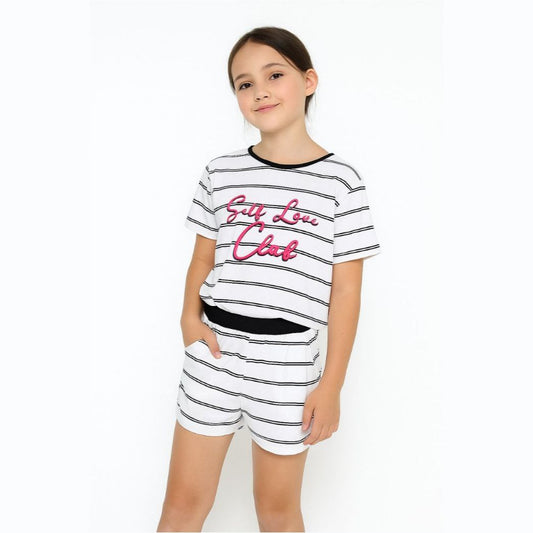 Outfit For Girls Set Of 2 Pcs Self Love Club Size 10-11y