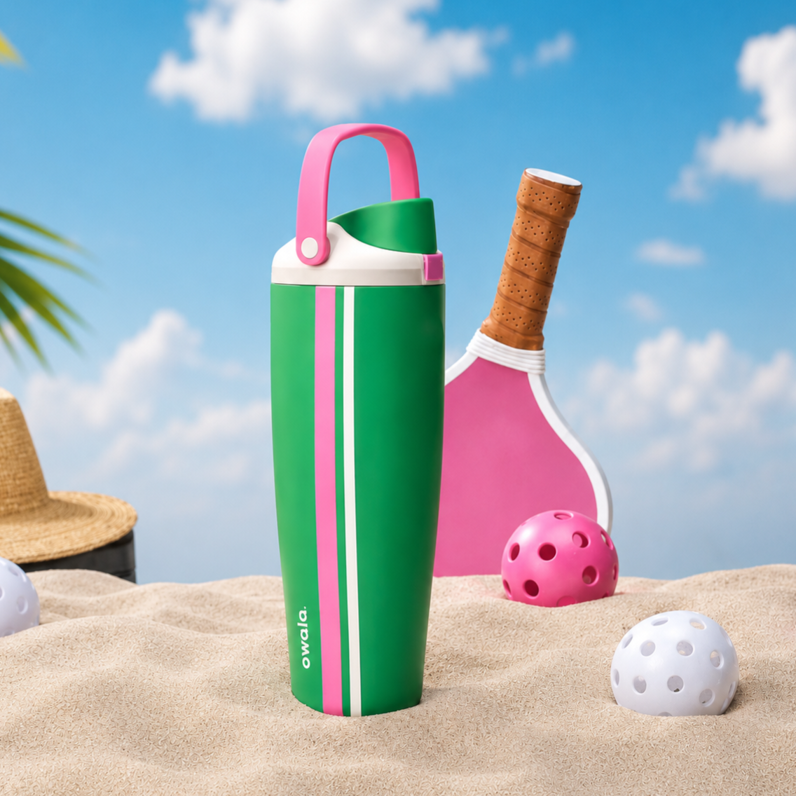 Owala Tumbler Stainless Steel Leak-proof FreeSip - Sway - Vacation Mode Green Sprite | 890ml