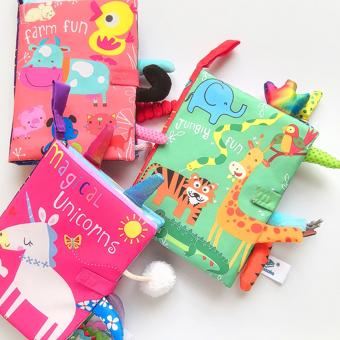 Baby Soft Sensory Cloth Books | 0–2Y