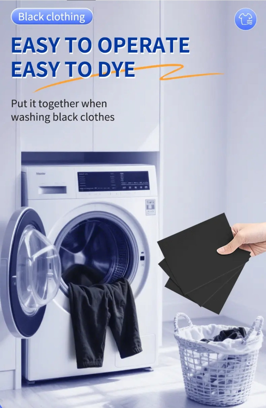 Black Garment Darkening Tablets 10 Sheets