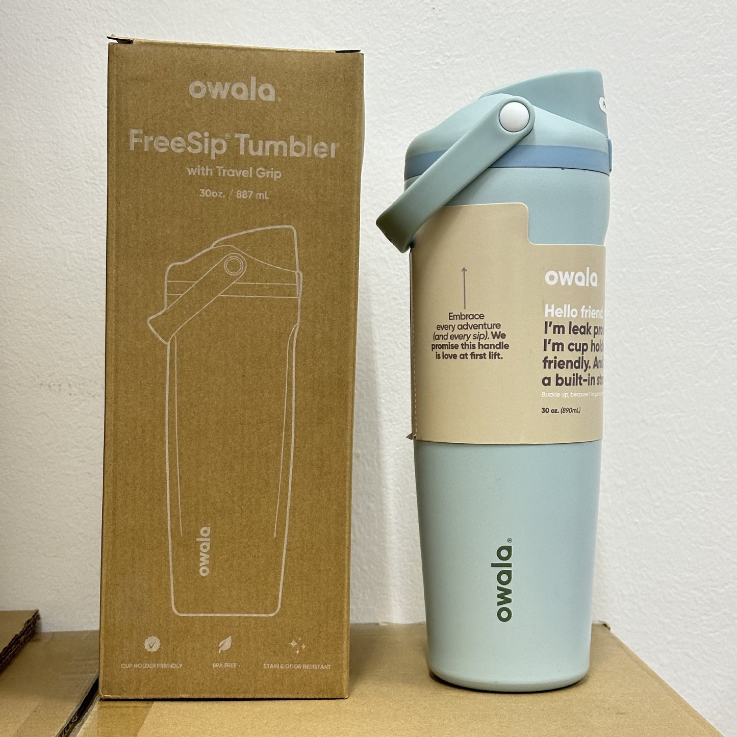 Owala Tumbler Stainless Steel Free Sip Leak-proof Sway 890ml