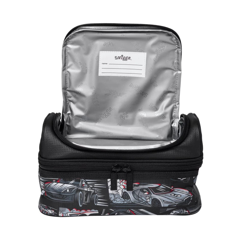 Smiggle Lunch bag | Car Racing |  24.5×16.5×15cm