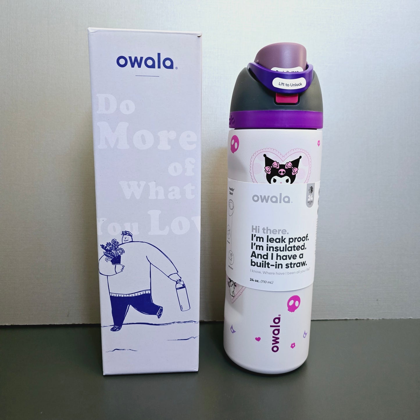 Owala FreeSip Stainless  Steel Water Bottle with Straw for Sports, Travel, and School BPA-Free 710-945ml
