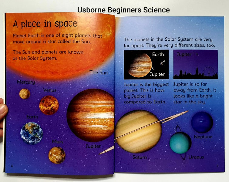 Usborne Beginners Science Collection 10 Books | Soft Or Hard Cover | 4+
