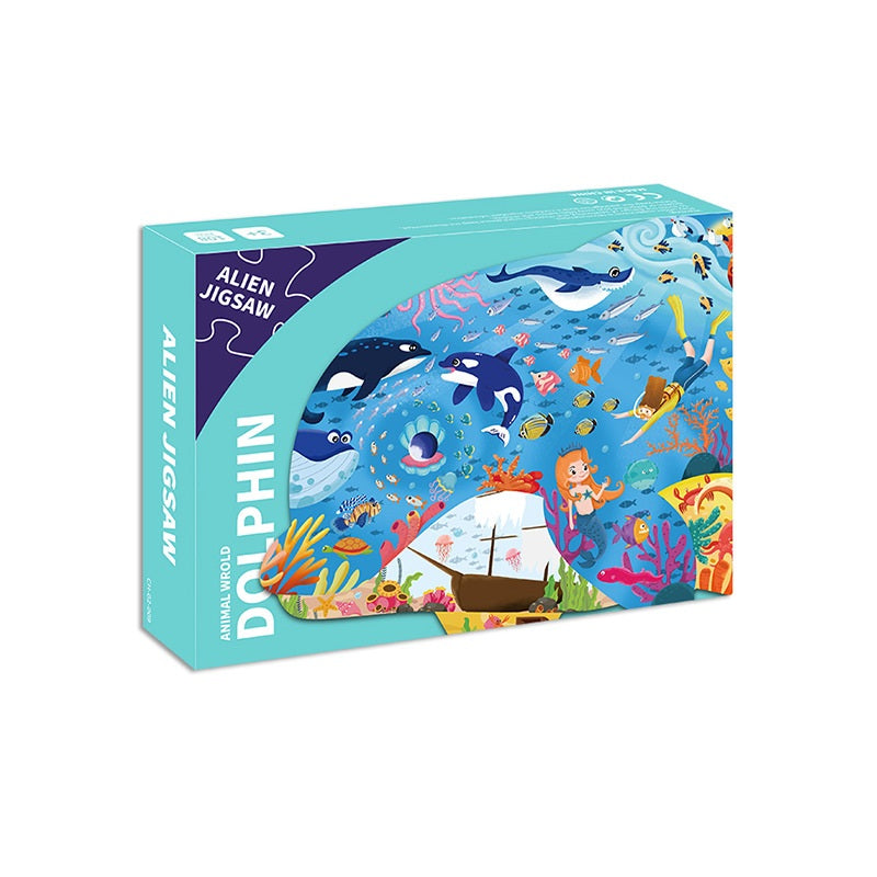 Shaped Jigsaw Puzzle Collection – Animal, Ocean, Dinosaur & Fantasy Designs