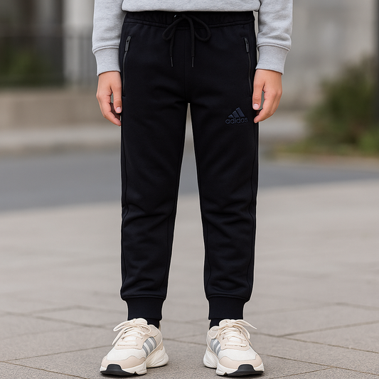 School Kids Black Jogger Pants –