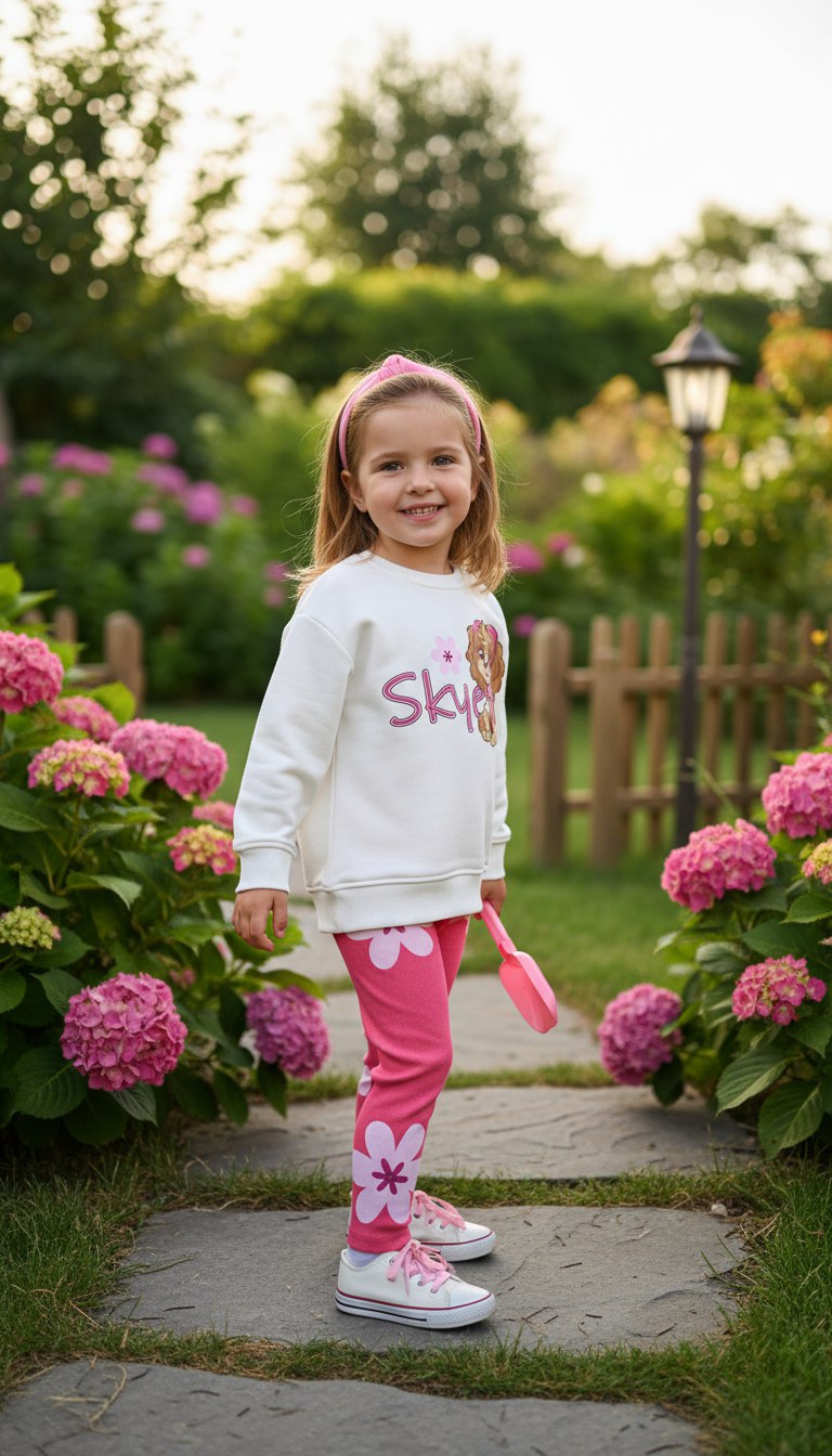 Outfit Cotton Paw Patrol Design Size 2-8y