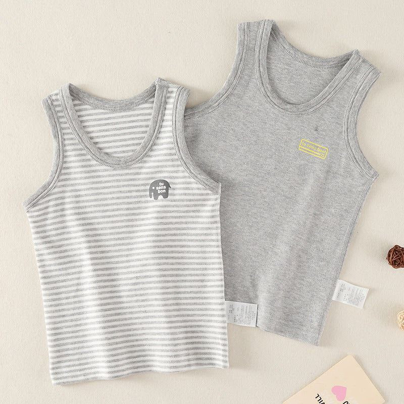 Boys Cotton Underwear 3-12Y - Grey Line | Build Your Own Set