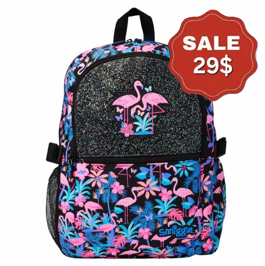 Smiggle Backpack Flamingo Design 42cm G1-G3