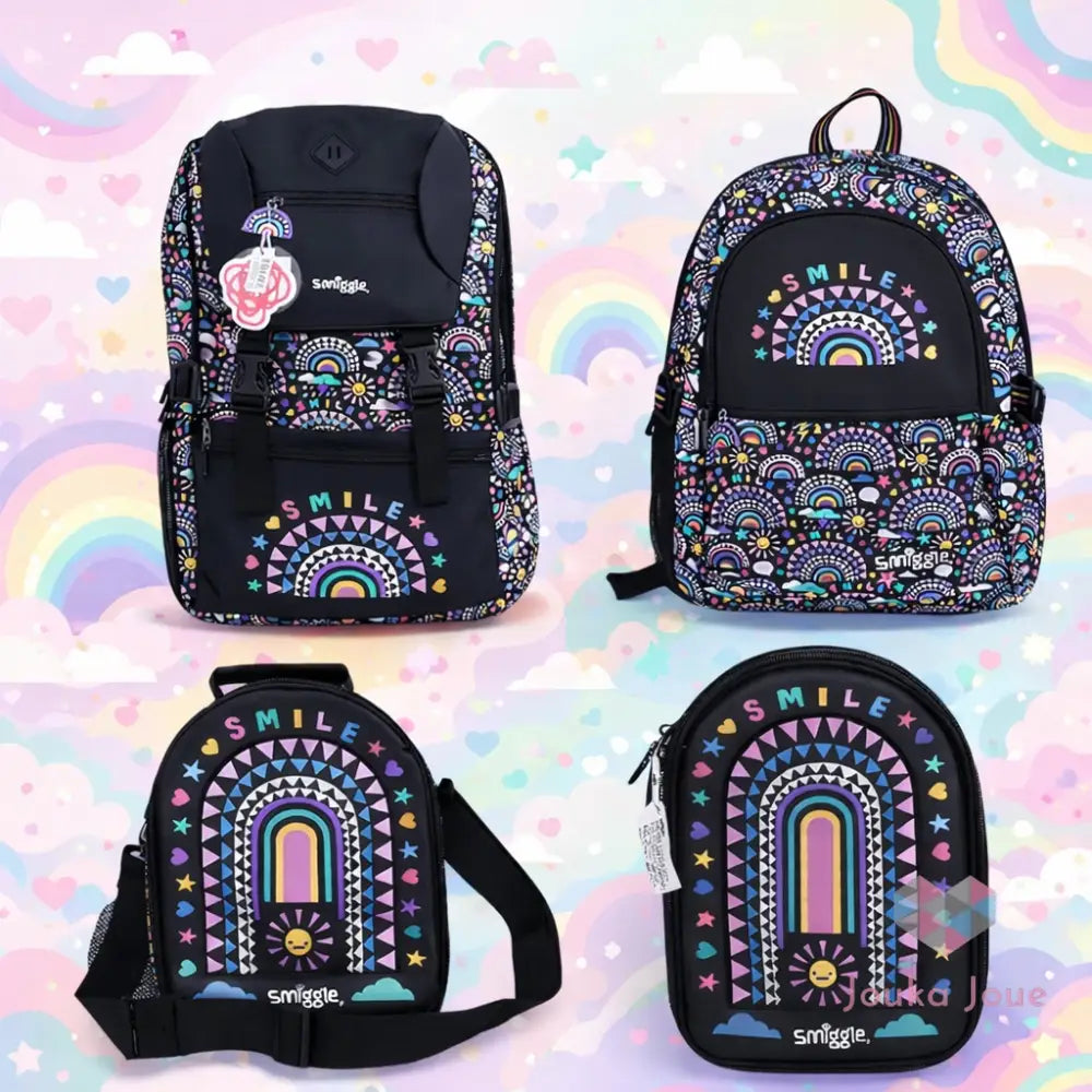 Smiggle Black Rainbow Set | Build Your Own Set