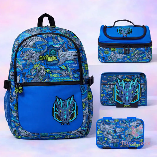 Smiggle Blue Dinosaur Set | Build Your Own Set