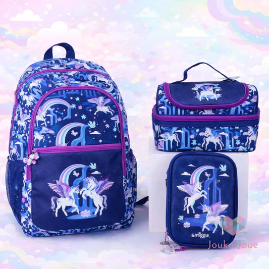 Smiggle Blue Unicorn Set | Build Your Own Set