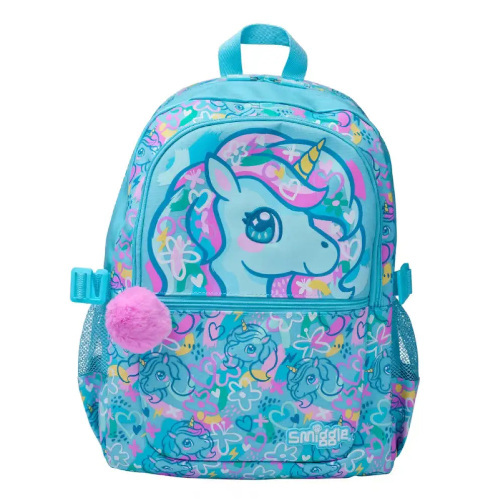 Smiggle Light Blue Unicorn | Build Your Own Set
