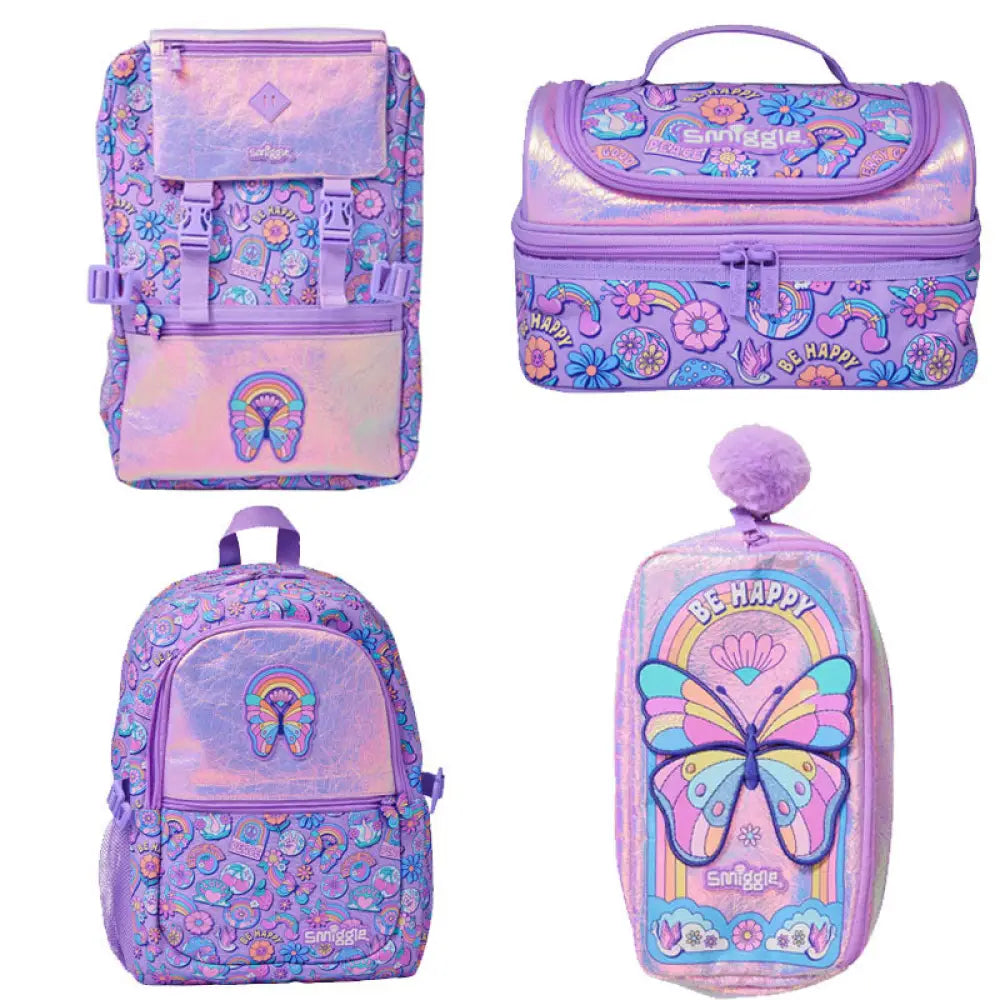 Smiggle Purple Butterfly | Build Your Own Set