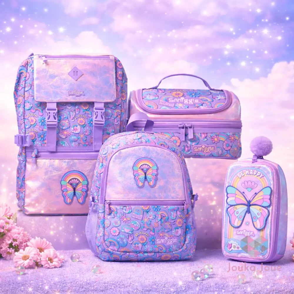 Smiggle Purple Butterfly | Build Your Own Set