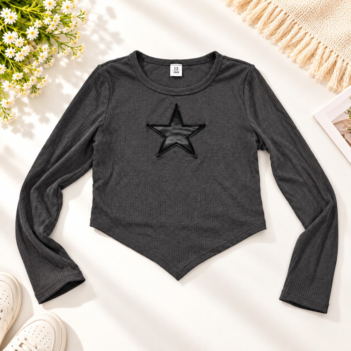 Girls' Star Top & Cargo Pants Set | 13Y