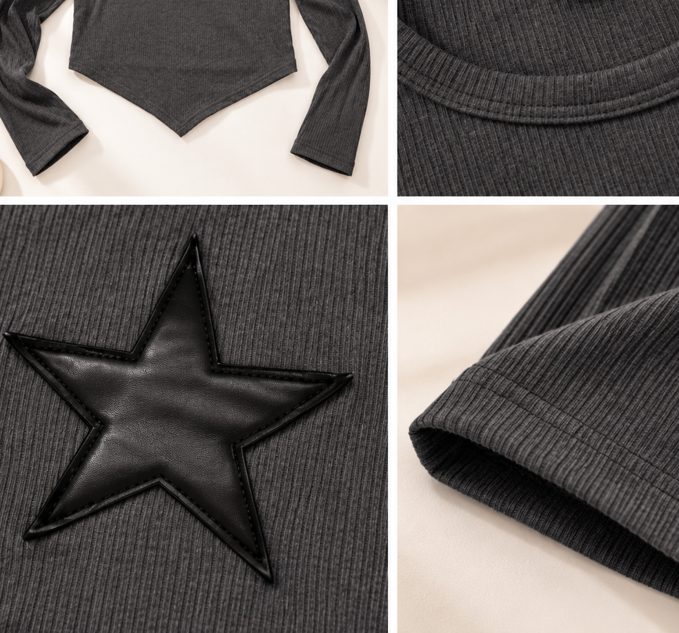 Girls' Star Top & Cargo Pants Set | 13Y