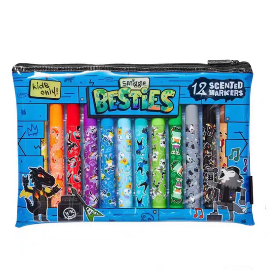 Smiggle Besties Scented 12pcs Set Markers